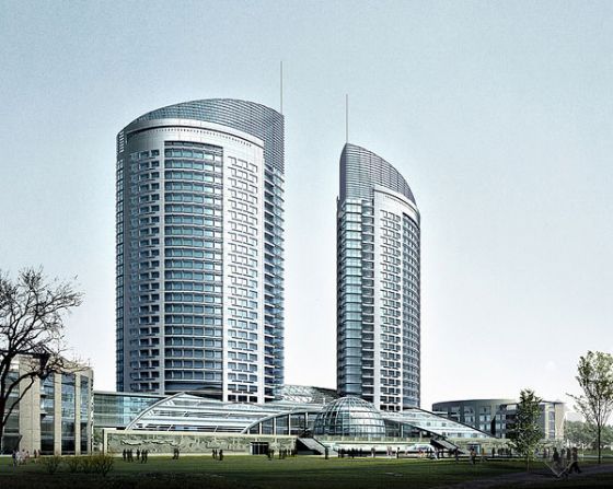 Modern Building Exterior 3D Model Download Free